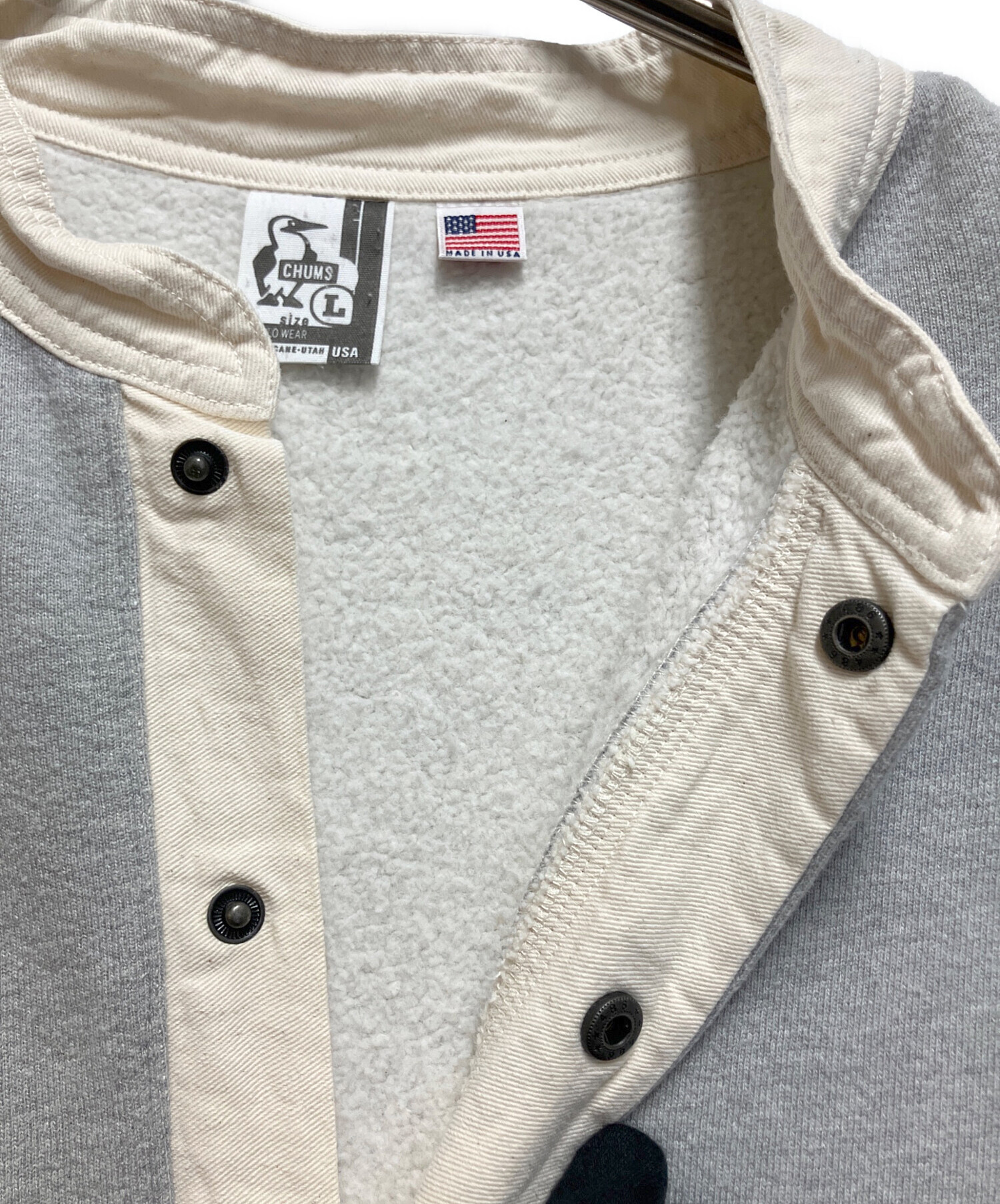 中古・古着通販】CHUMS (チャムス) スウェット ライトグレー サイズ:L