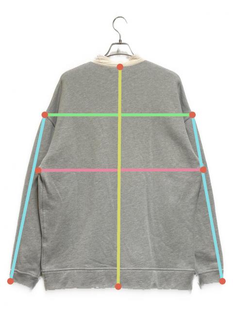 中古・古着通販】CHUMS (チャムス) スウェット ライトグレー サイズ:L