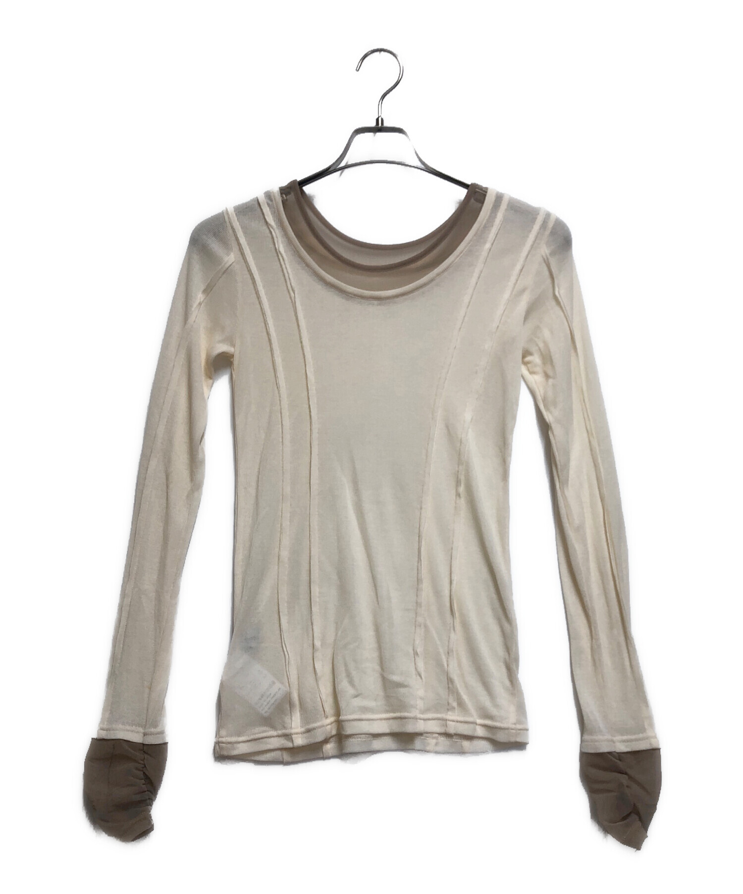 中古・古着通販】MAISON SPECIAL (メゾンスペシャル) 2way Neck Sheer 