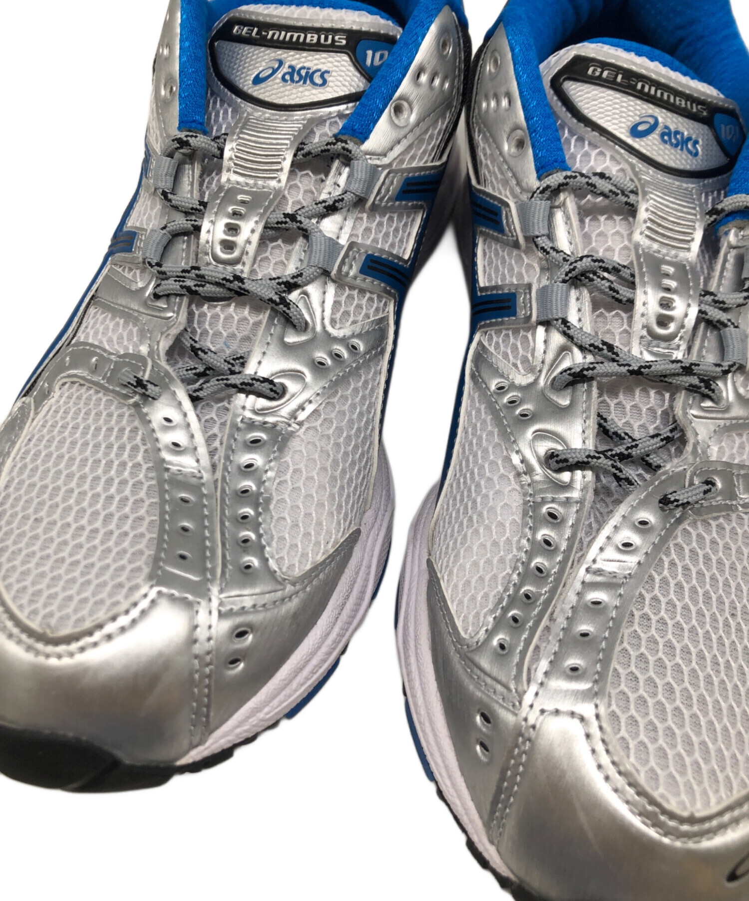 中古・古着通販】asics (アシックス) GEL-NIMBUS 10.1 ホワイト×ブルー