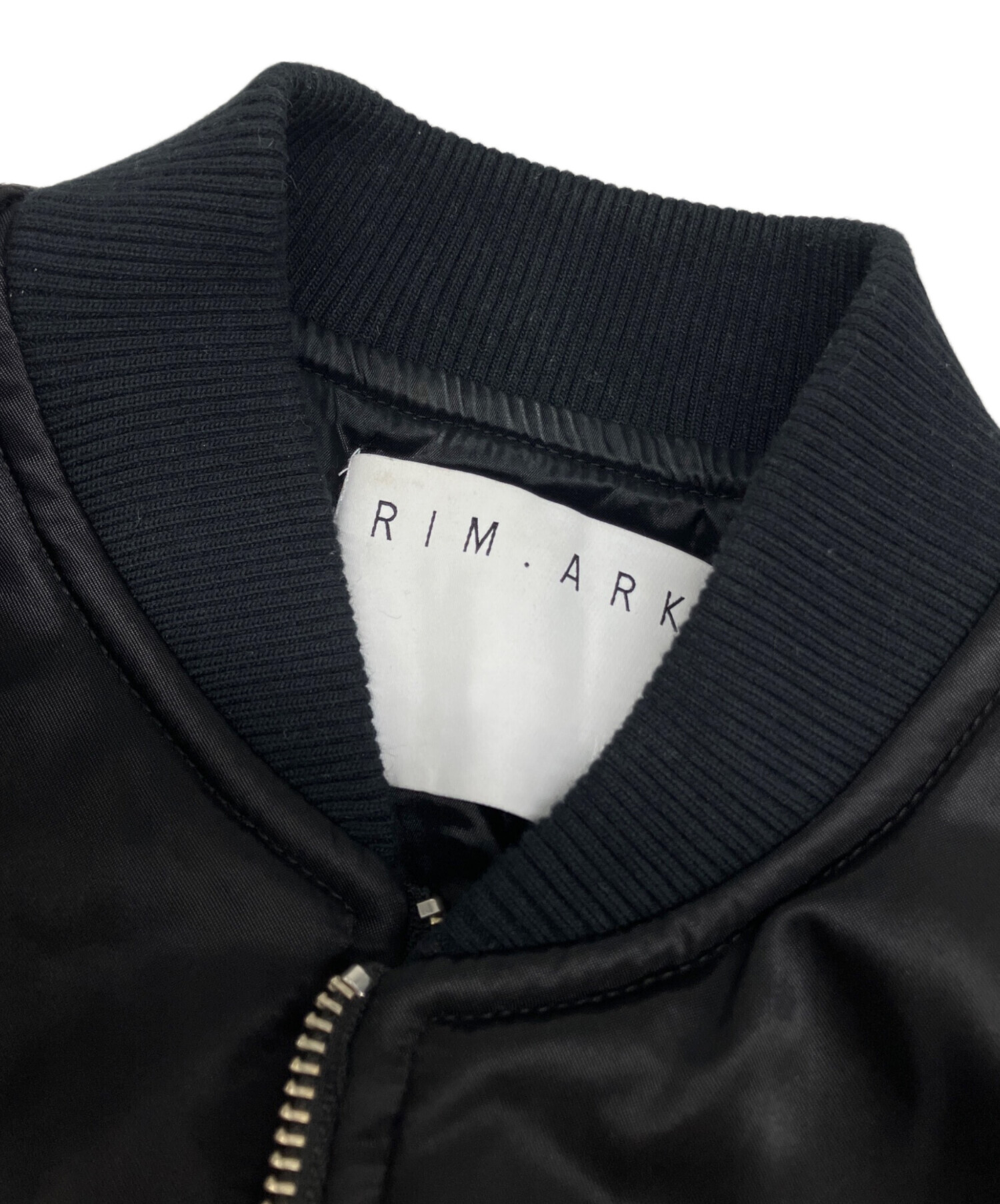 中古・古着通販】RIM.ARK (リムアーク) Front flap MA-1 ブラック 