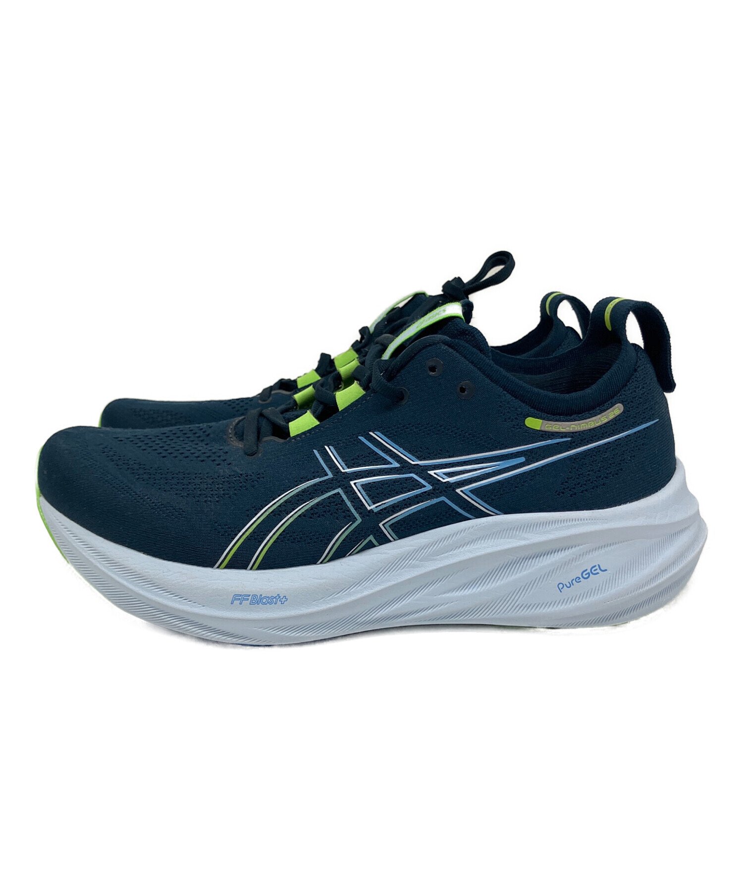 中古・古着通販】asics (アシックス) GEL-NIMBUS 26 ネイビー サイズ