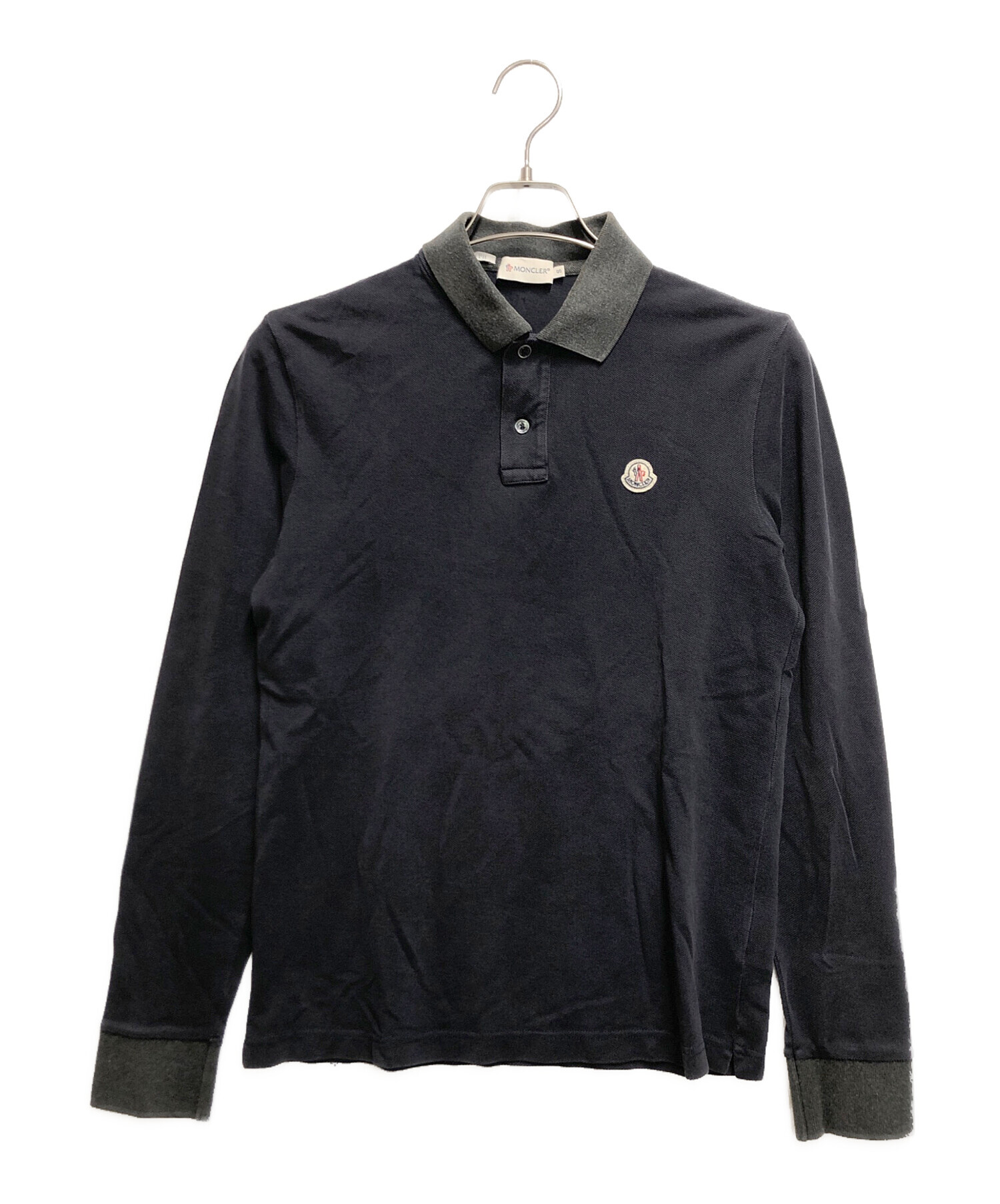 中古・古着通販】MONCLER (モンクレール) ワッペン付きポロシャツ 