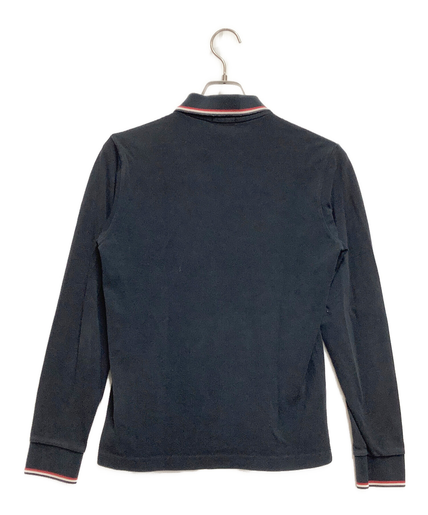 中古・古着通販】MONCLER (モンクレール) ポロシャツ ブラック サイズ 