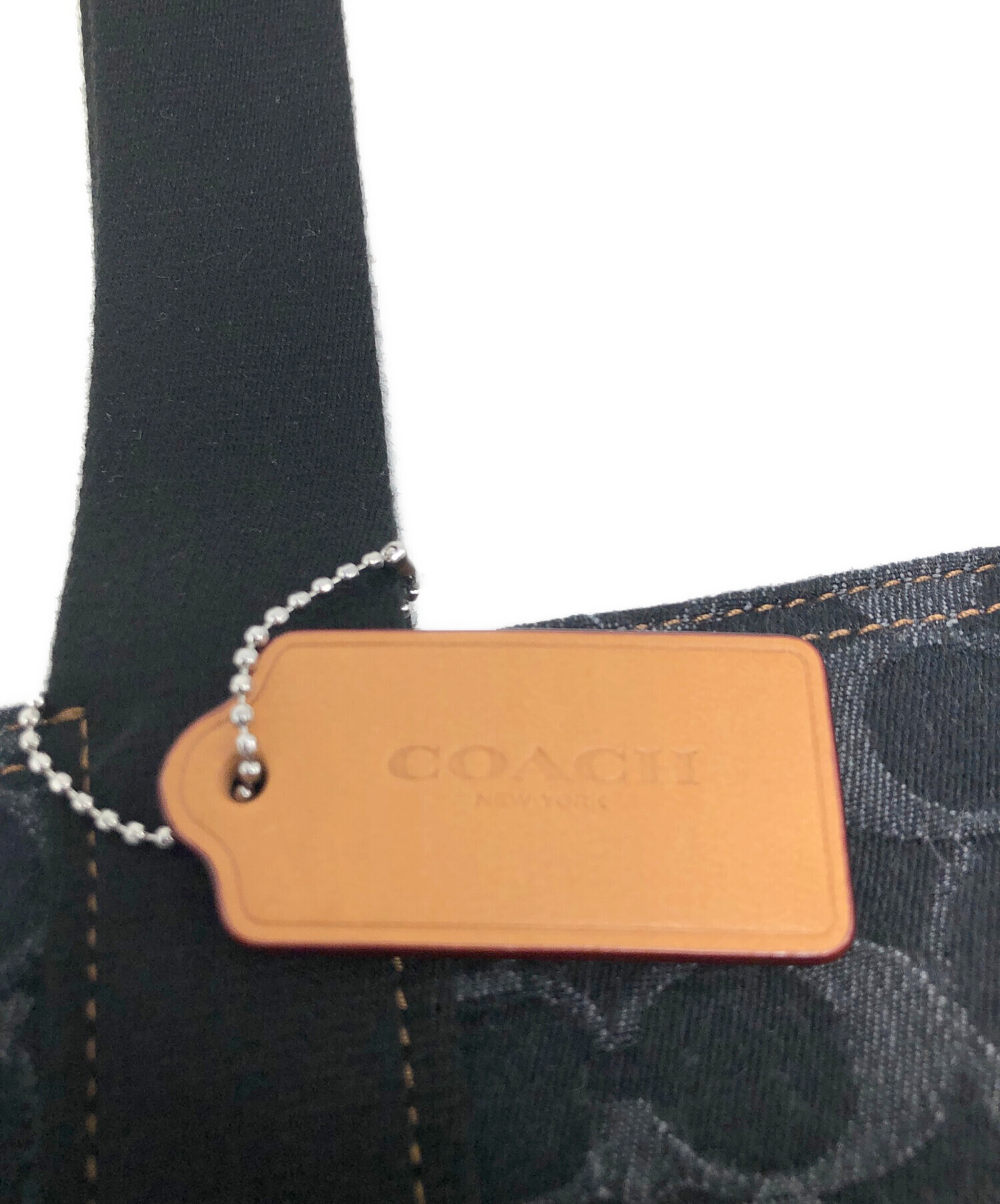 中古・古着通販】COACH (コーチ) ラージ スミス トート ブラック
