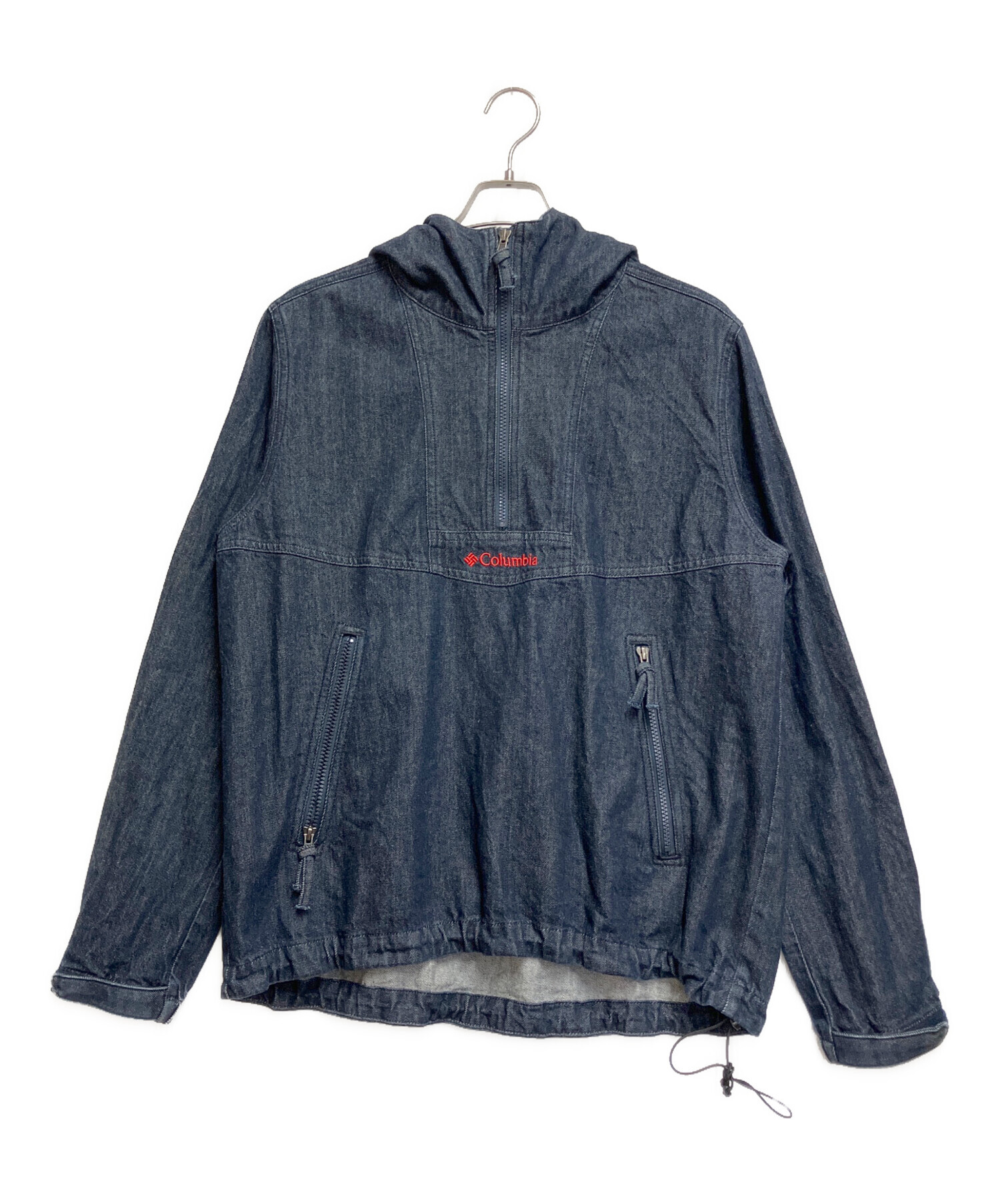【 入手困難 古着 刺繍 完売 】 コロンビア デニム アノラック ジャケット 入手困難 古着 刺繍 完売 】 コロンビア デニム アノラック ジャケット