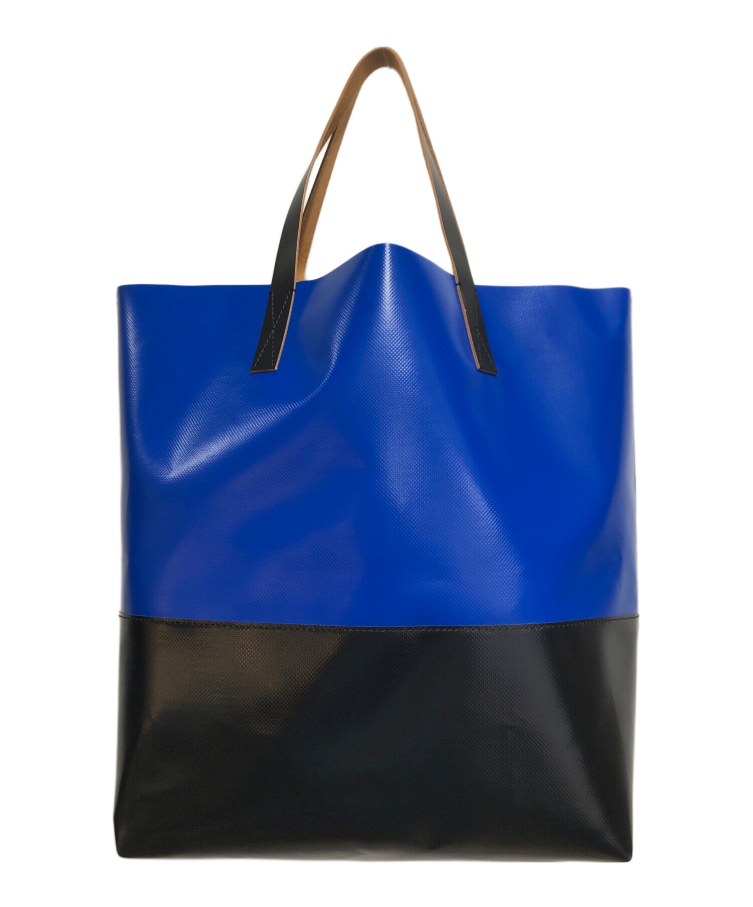 中古・古着通販】MARNI (マルニ) トートバッグ ブルー×ブラック