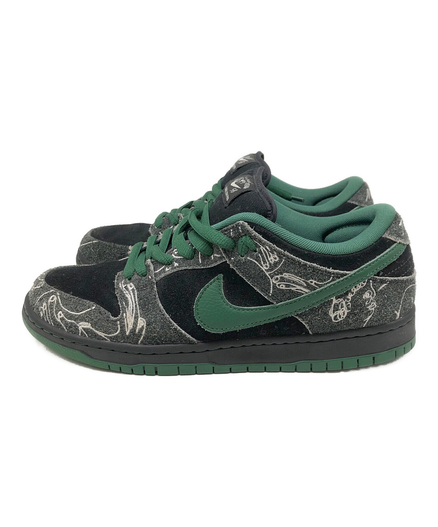 中古　ナイキ SB ダンク ロー プロ \"ブラック アンド クラシックグリーン\" Nike SB Dunk Low Pro 