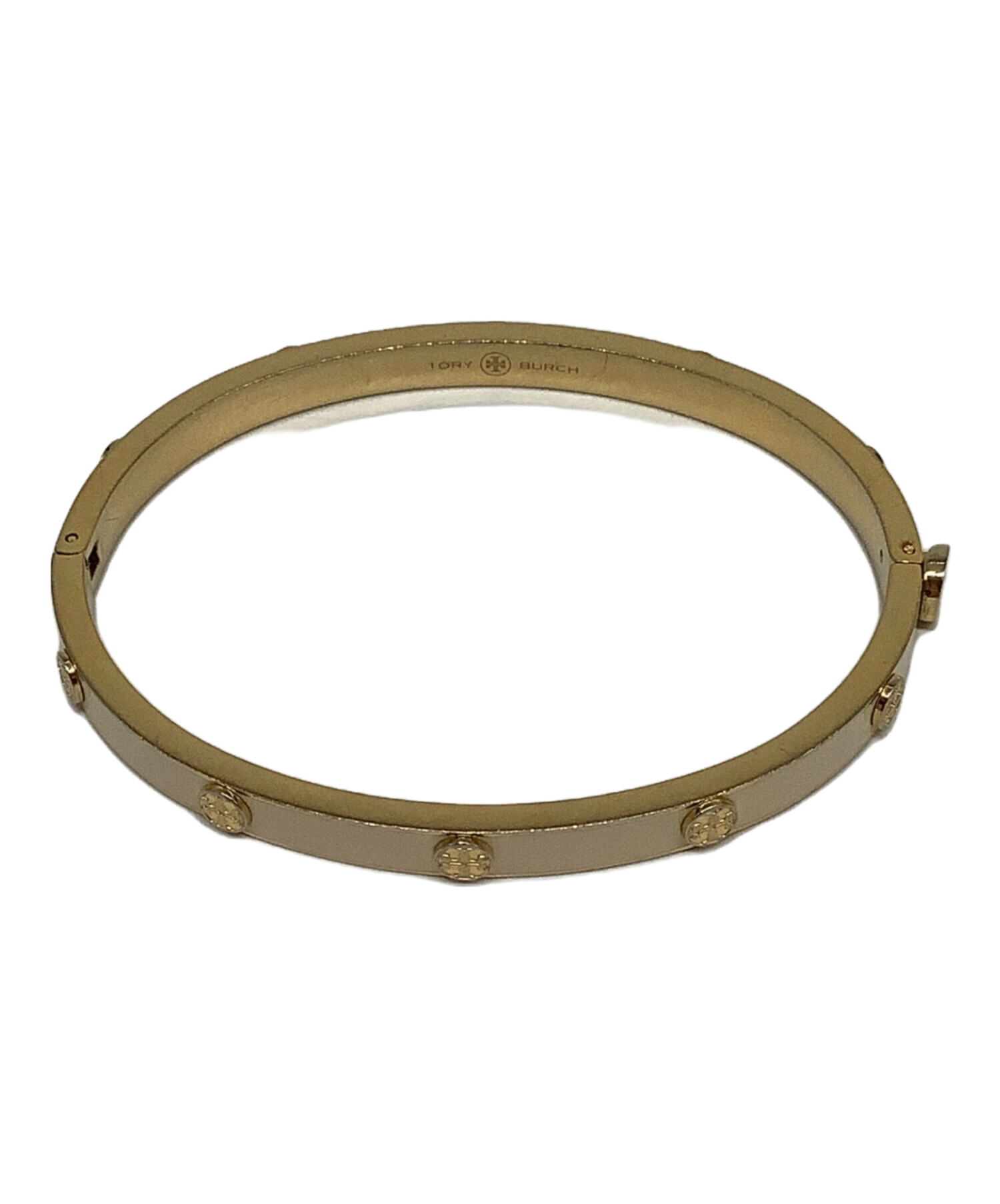 トリーバーチ　バングル　ピアス　アイボリー 中古・古着通販】TORY BURCH (トリーバーチ) ブレスレット アイボリー