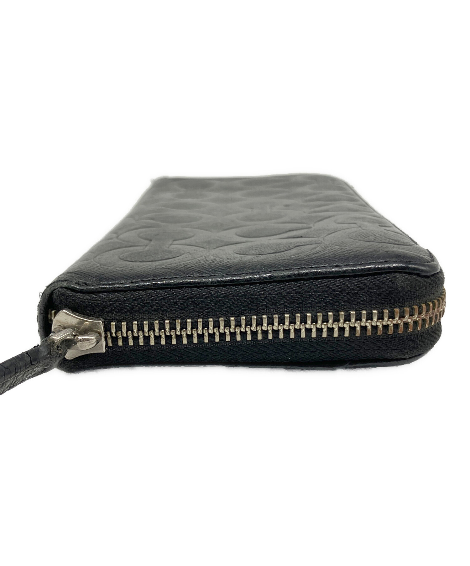 中古・古着通販】COACH (コーチ) 長財布 ブラック｜ブランド・古着通販