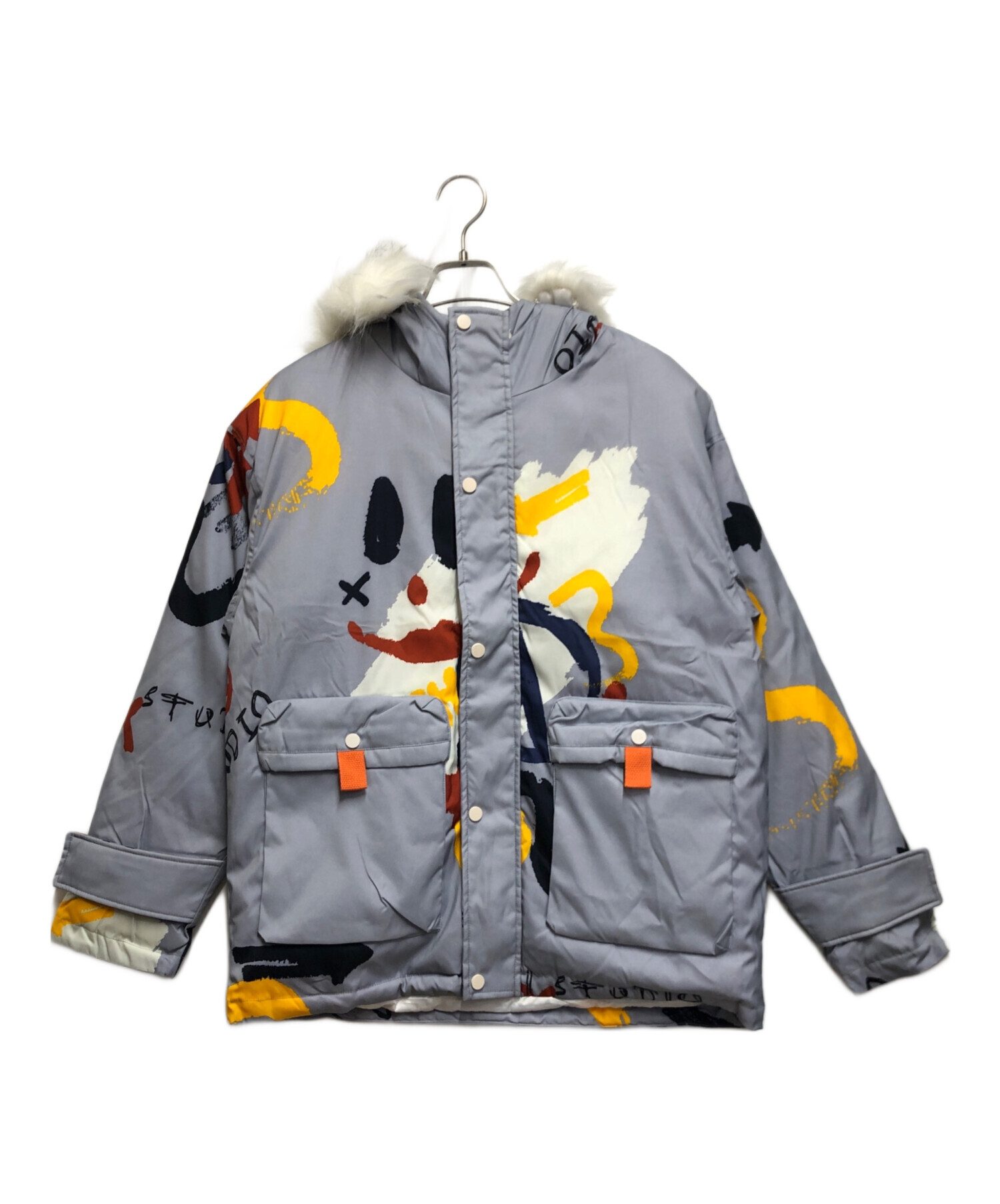 中古・古着通販】Emmauela (エマヌエーラ) ダウンジャケット グレー 