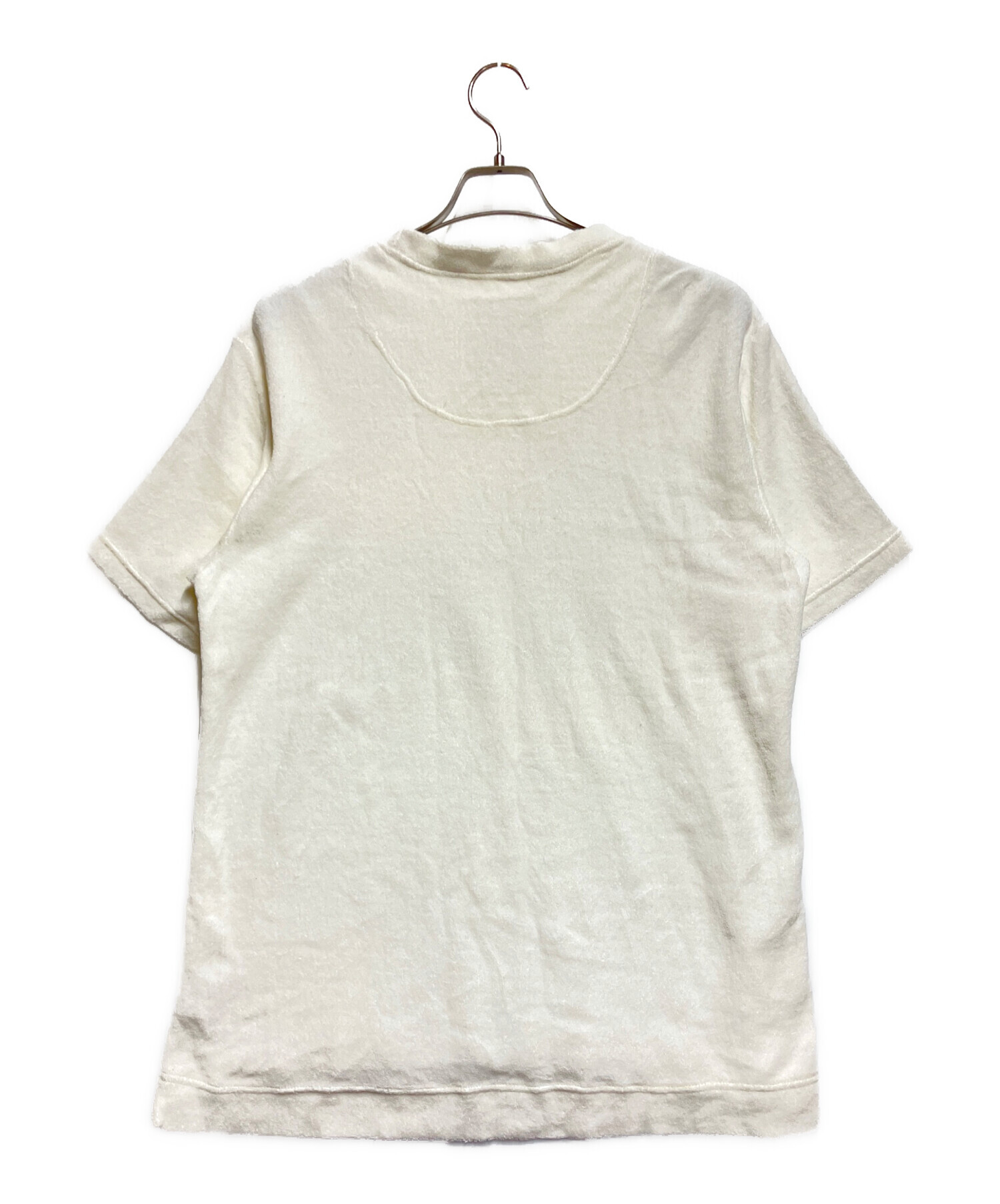 中古・古着通販】OAS (オーエーエス) パイルTシャツ ホワイト サイズ:M 