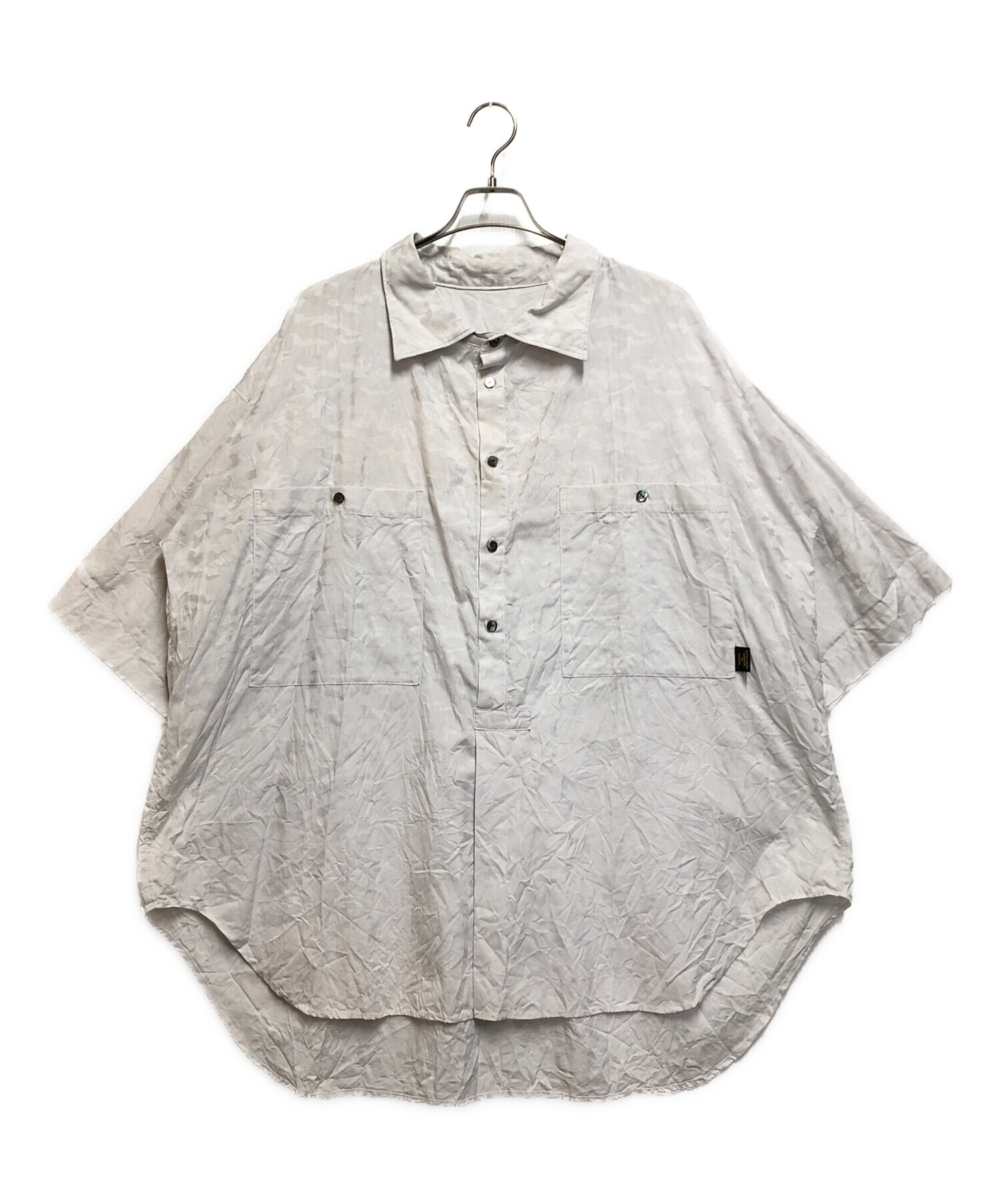 中古・古着通販】motoki tanaka (モトキタナカ) 半袖シャツ ホワイト 