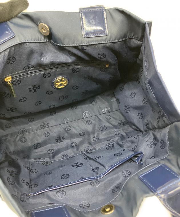 中古・古着通販】TORY BURCH (トリーバーチ) トートバッグ ネイビー