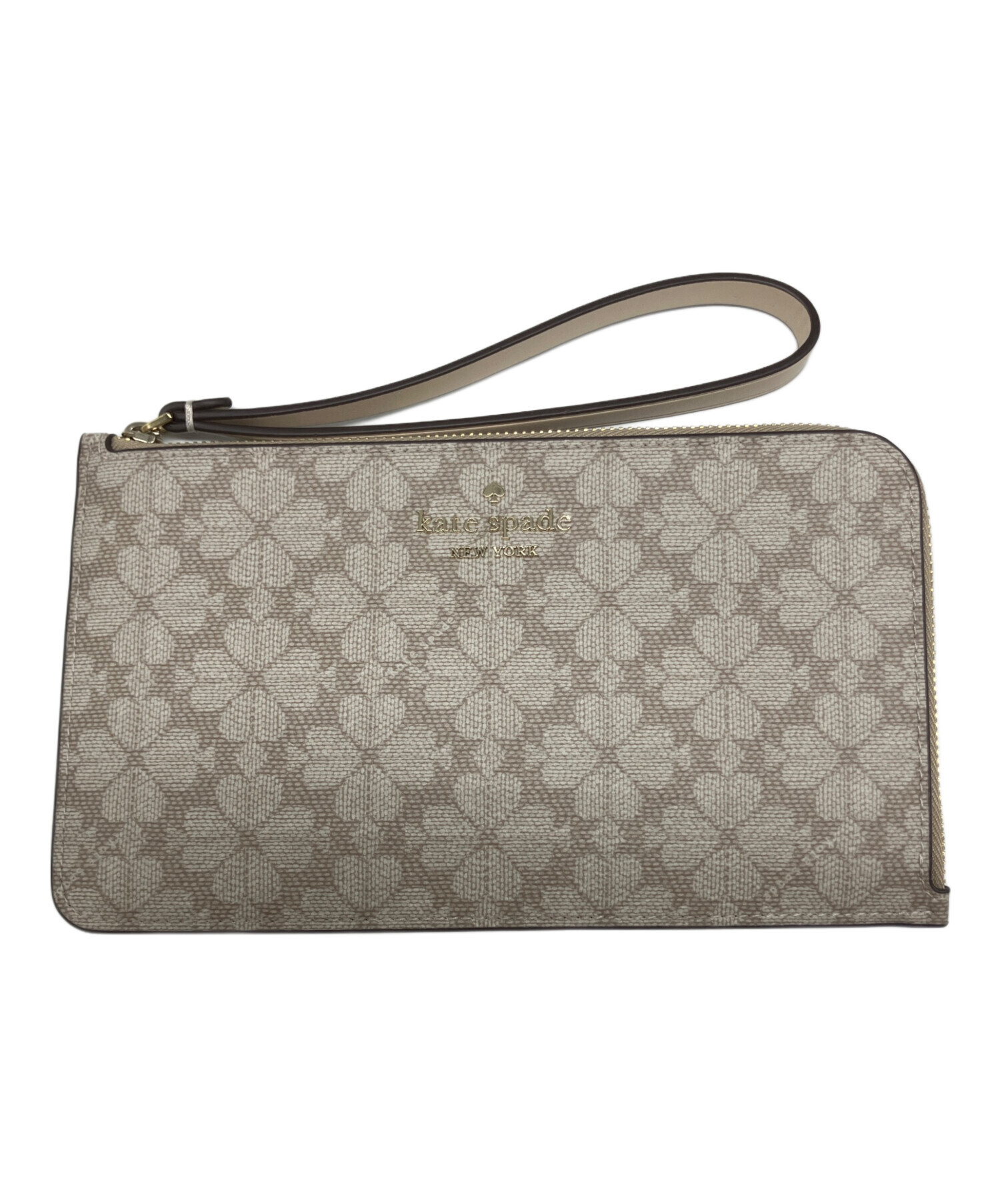中古・古着通販】Kate Spade (ケイトスペード) ポーチ ベージュ 