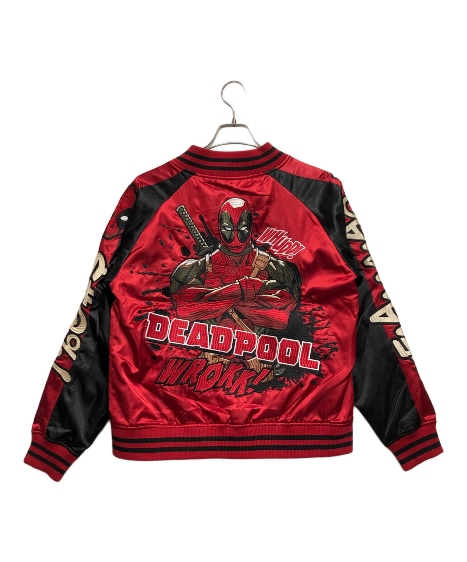 【未使用】DEADPOOL スカジャン MARVEL 中古・古着通販】MARVEL (マーベル) スカジャン レッド サイズ:L 未