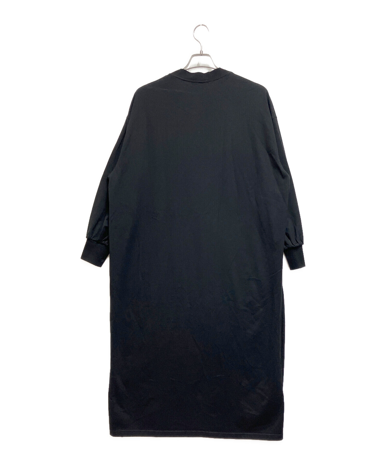 中古・古着通販】HYKE (ハイク) 長袖ワンピース ブラック サイズ 中古・古着通販】HYKE (ハイク) 長袖ワンピース ブラック サイズ
