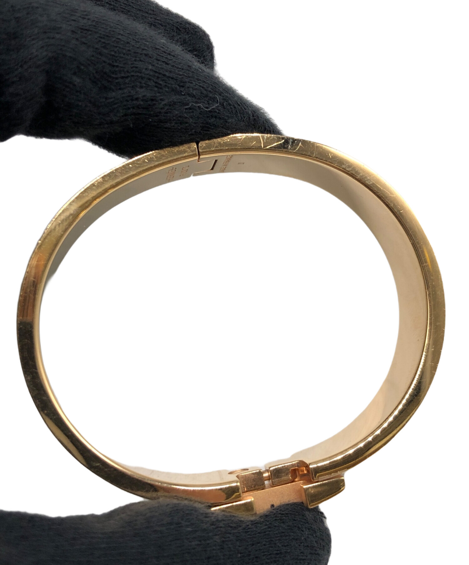 中古・古着通販】HERMES (エルメス) エナメルブレスレット マロン