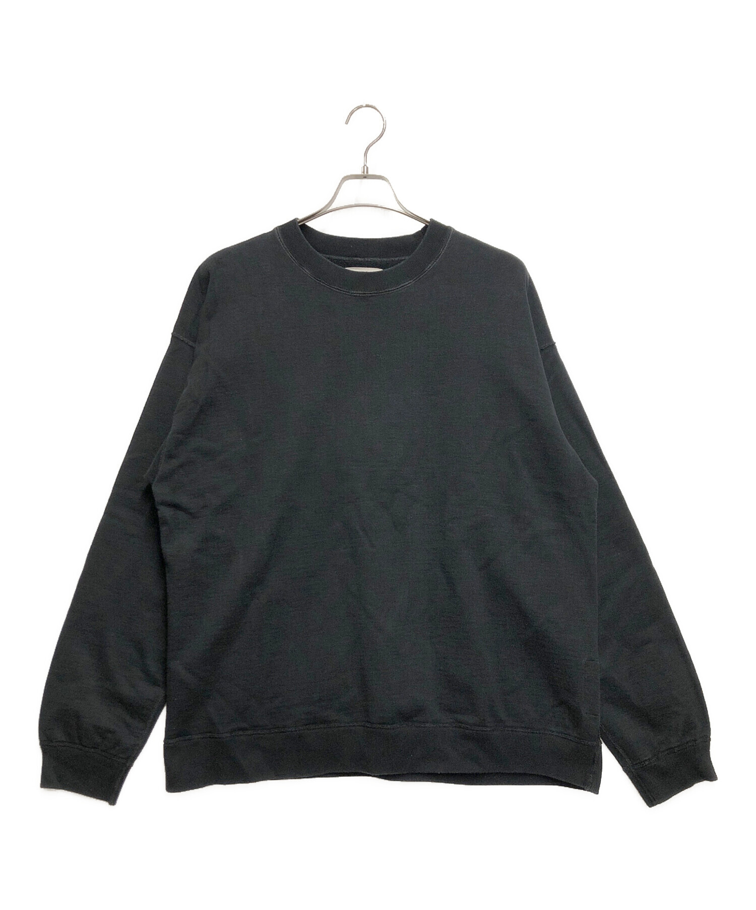 中古・古着通販】MARKAWARE (マーカウェア) BIG SWEAT ブラック サイズ