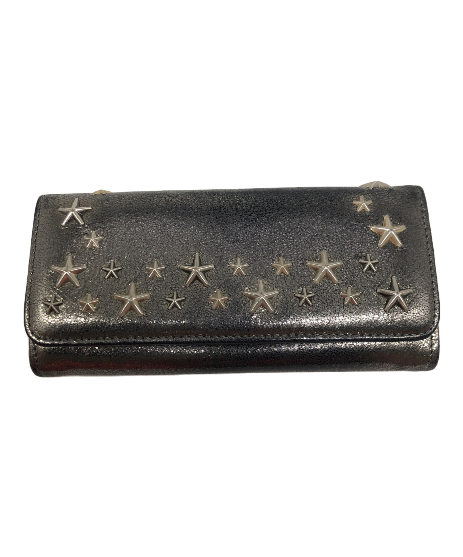 中古・古着通販】JIMMY CHOO (ジミーチュウ) スタースタッズ長財布