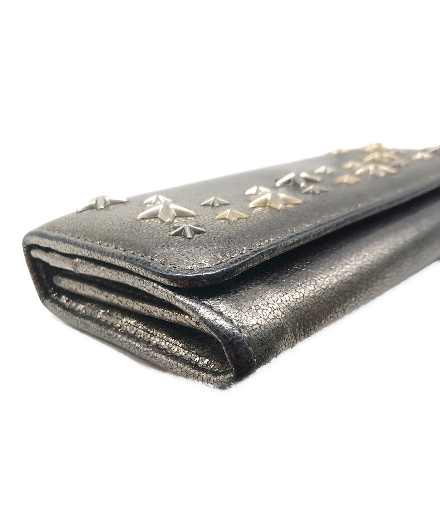 中古・古着通販】JIMMY CHOO (ジミーチュウ) スタースタッズ長財布