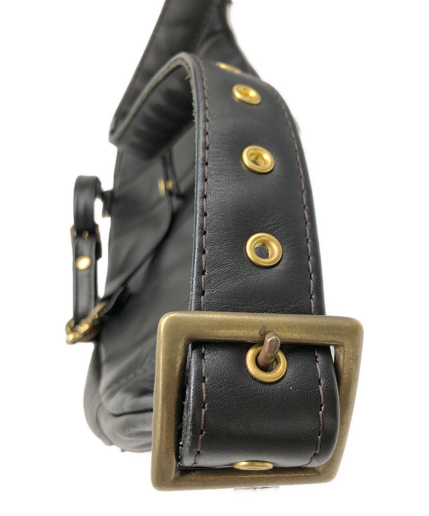 中古・古着通販】KADOYA (カドヤ) ショルダーバッグ ブラック