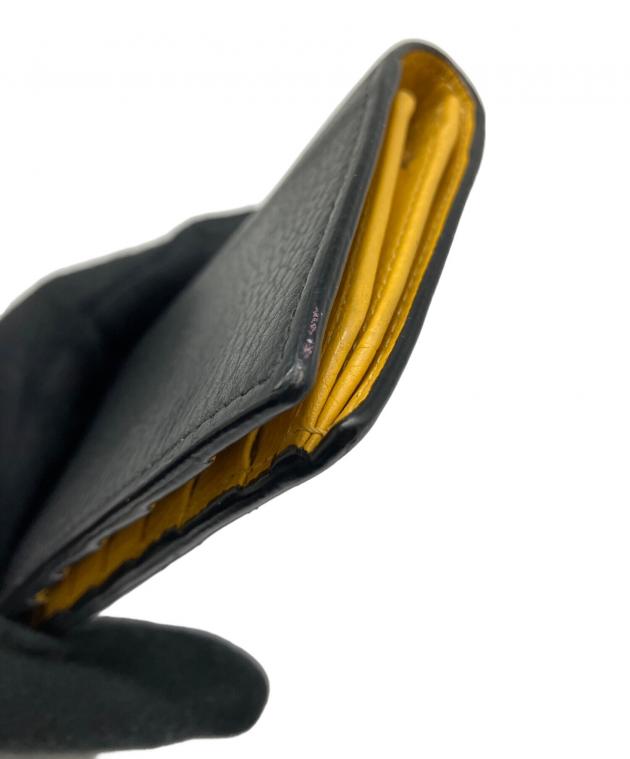 中古・古着通販】GUCCI (グッチ) 長財布 ブラック×イエロー｜ブランド