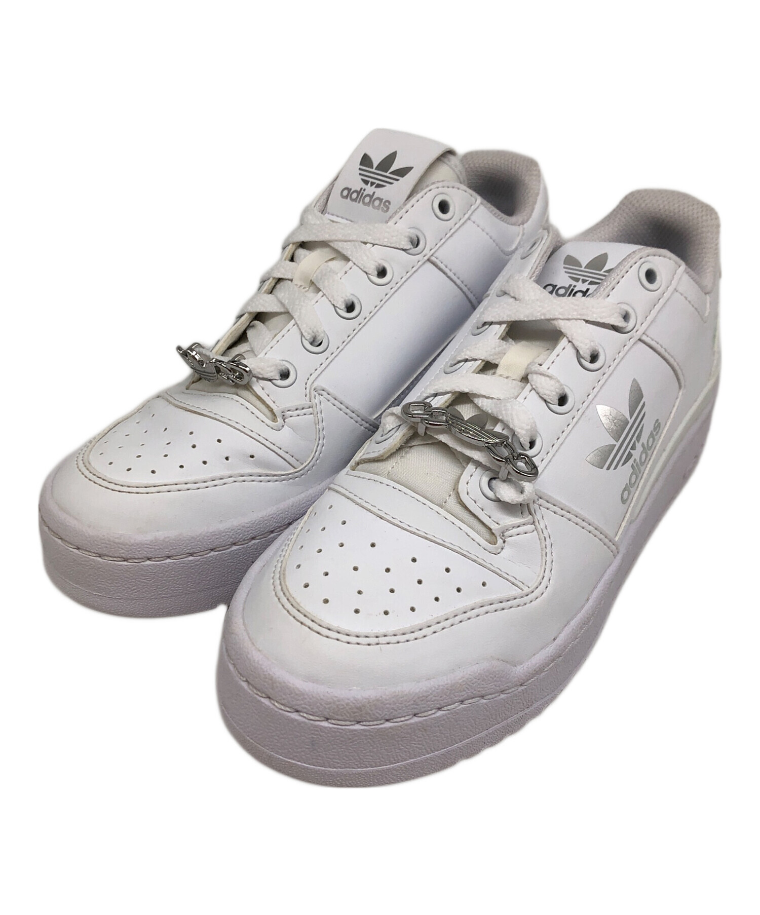 中古・古着通販】adidas (アディダス) FORUM BOLD J ホワイト サイズ 