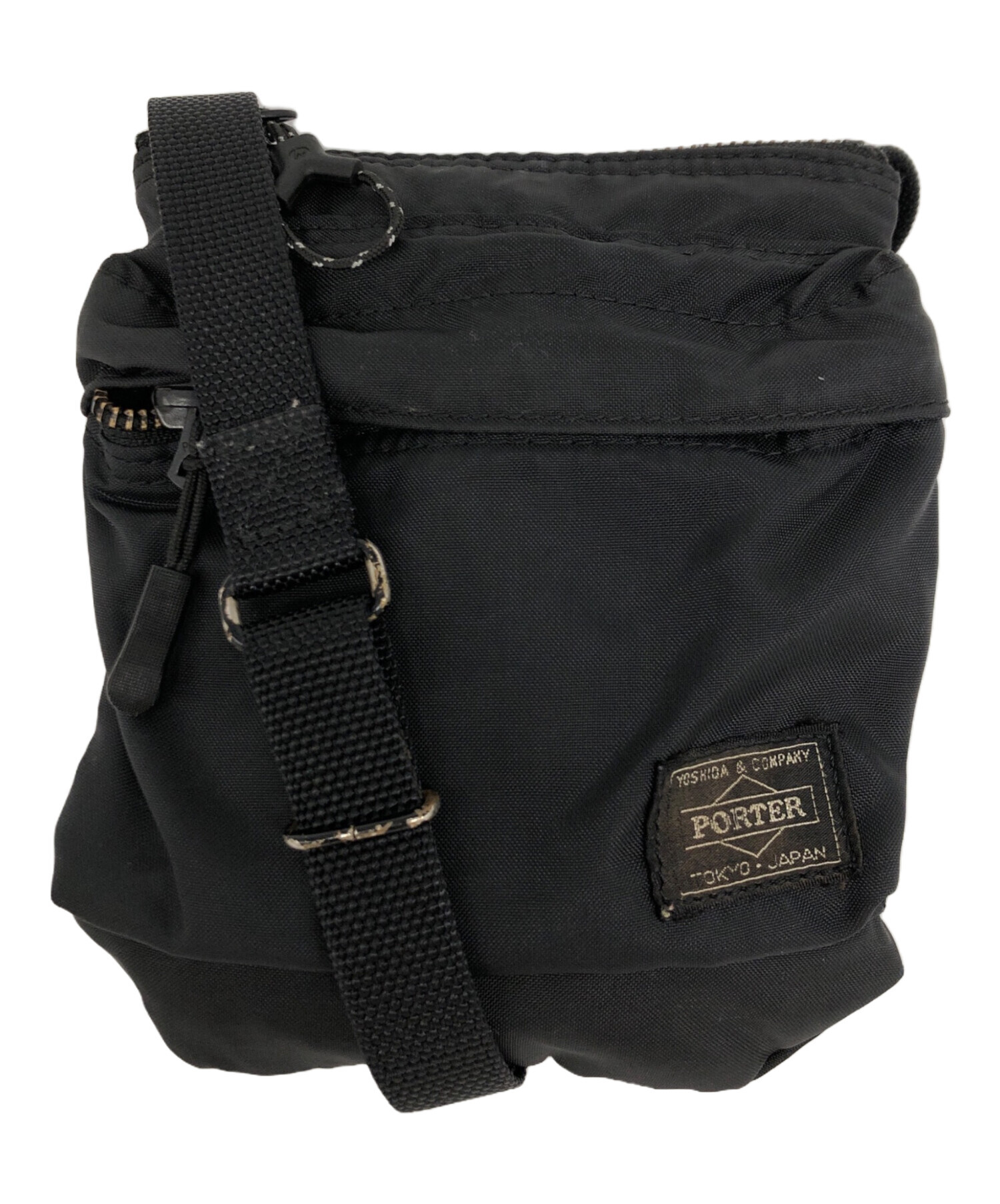 中古・古着通販】PORTER (ポーター) ショルダーポーチ ブラック 