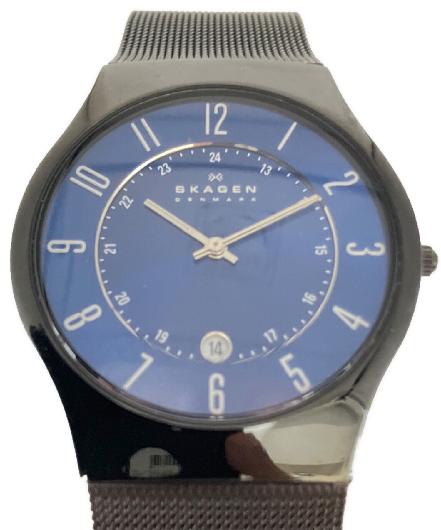 中古・古着通販】SKAGEN (スカーゲン) 腕時計 ネイビー｜ブランド 