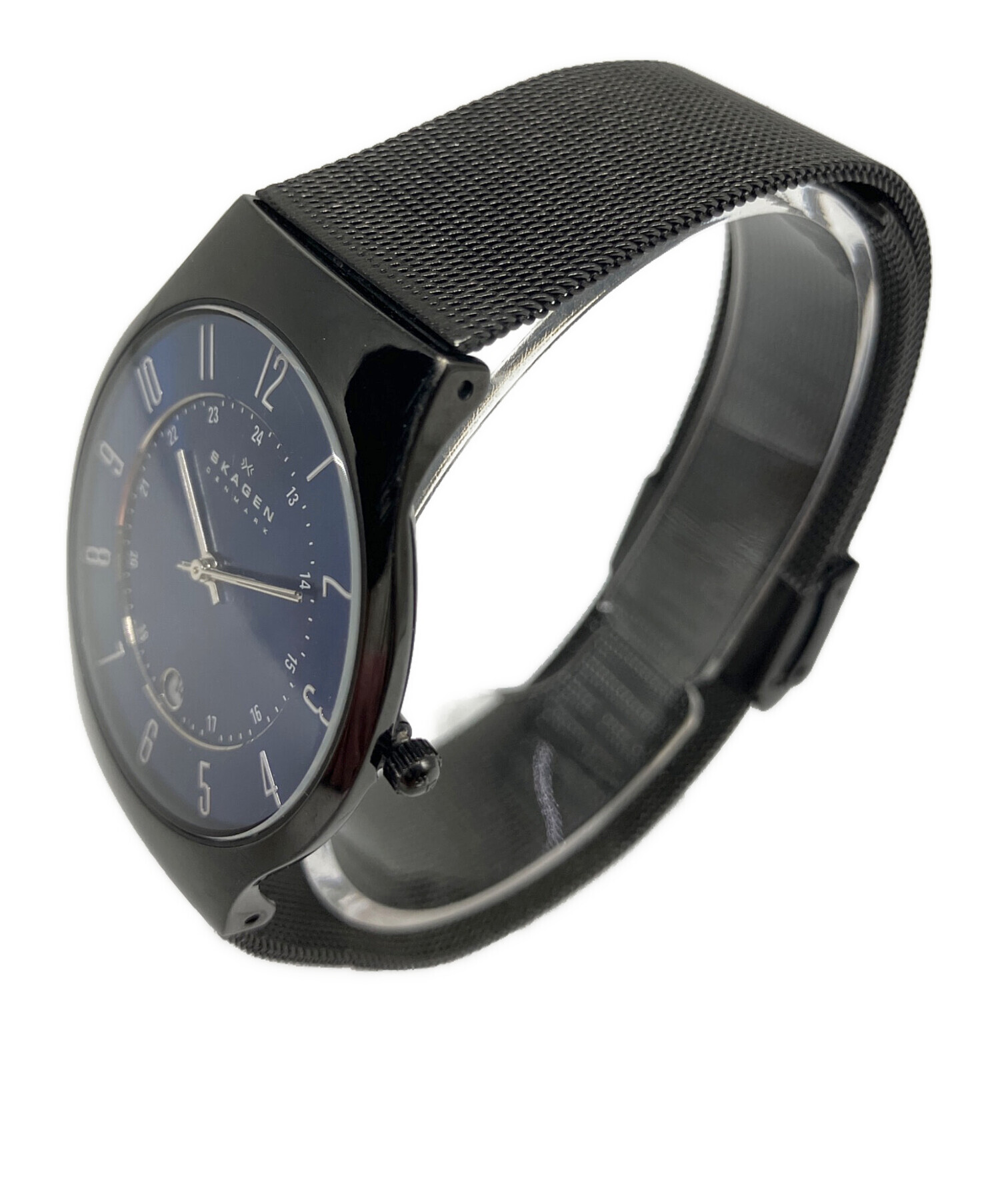 中古・古着通販】SKAGEN (スカーゲン) 腕時計 ネイビー｜ブランド 