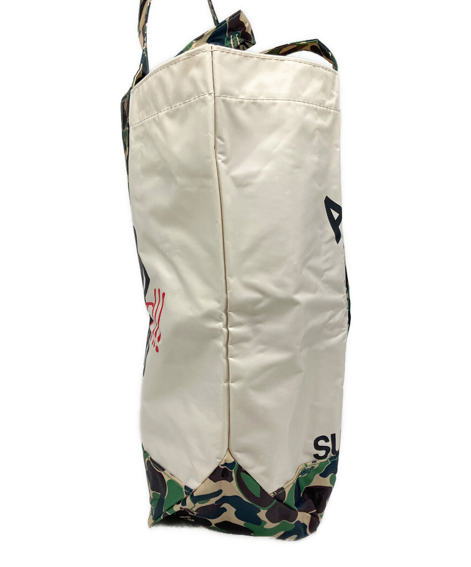 USED TOTE BAG/A BATHING APE & STUSSY | 古着屋FERANTRACING【公式】|東京 高円寺  レギュラー・ヴィンテージ古着通販 ＡBATHING APE& STUSSYコラボトートバッグ
