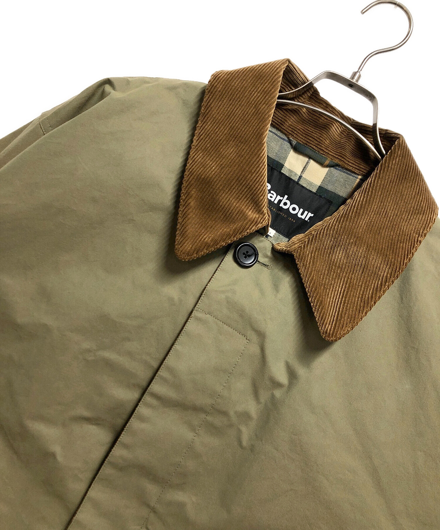 中古・古着通販】Barbour (バブアー) OS3/4 コットンコート グリーン 