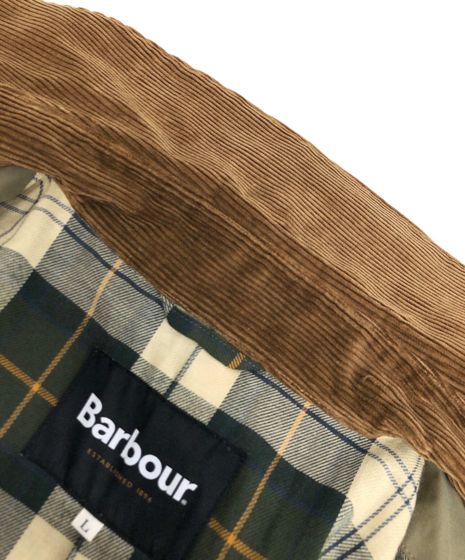 中古・古着通販】Barbour (バブアー) OS3/4 コットンコート グリーン 