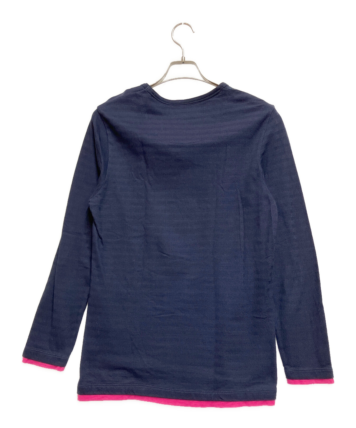 BURBERRY ネイビー 長袖カットソー XL 中古・古着通販】BURBERRY BLACK LABEL (バーバリーブラックレーベル