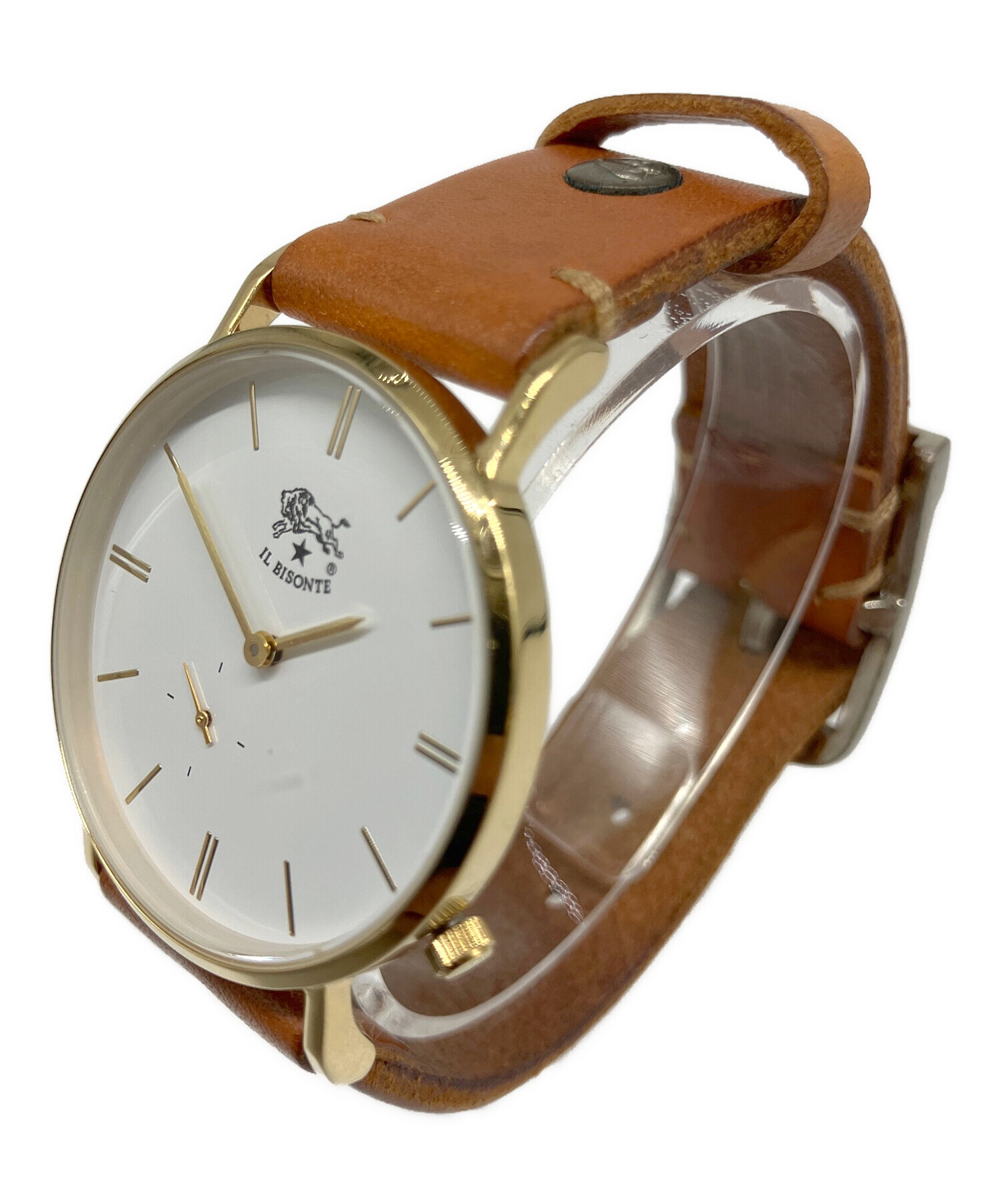 中古・古着通販】IL BISONTE (イル ビゾンテ) 腕時計 ホワイト