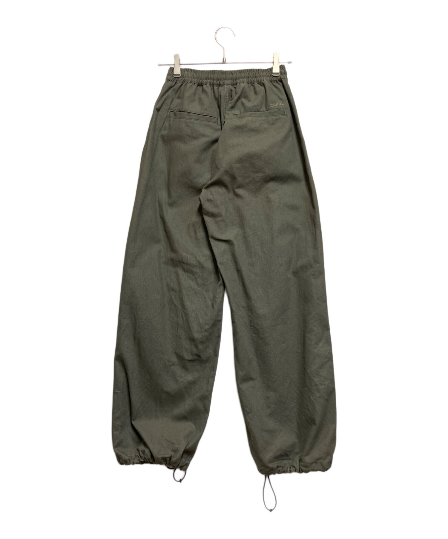 中古・古着通販】X-girl (エックスガール) EASY PANTS グリーン サイズ