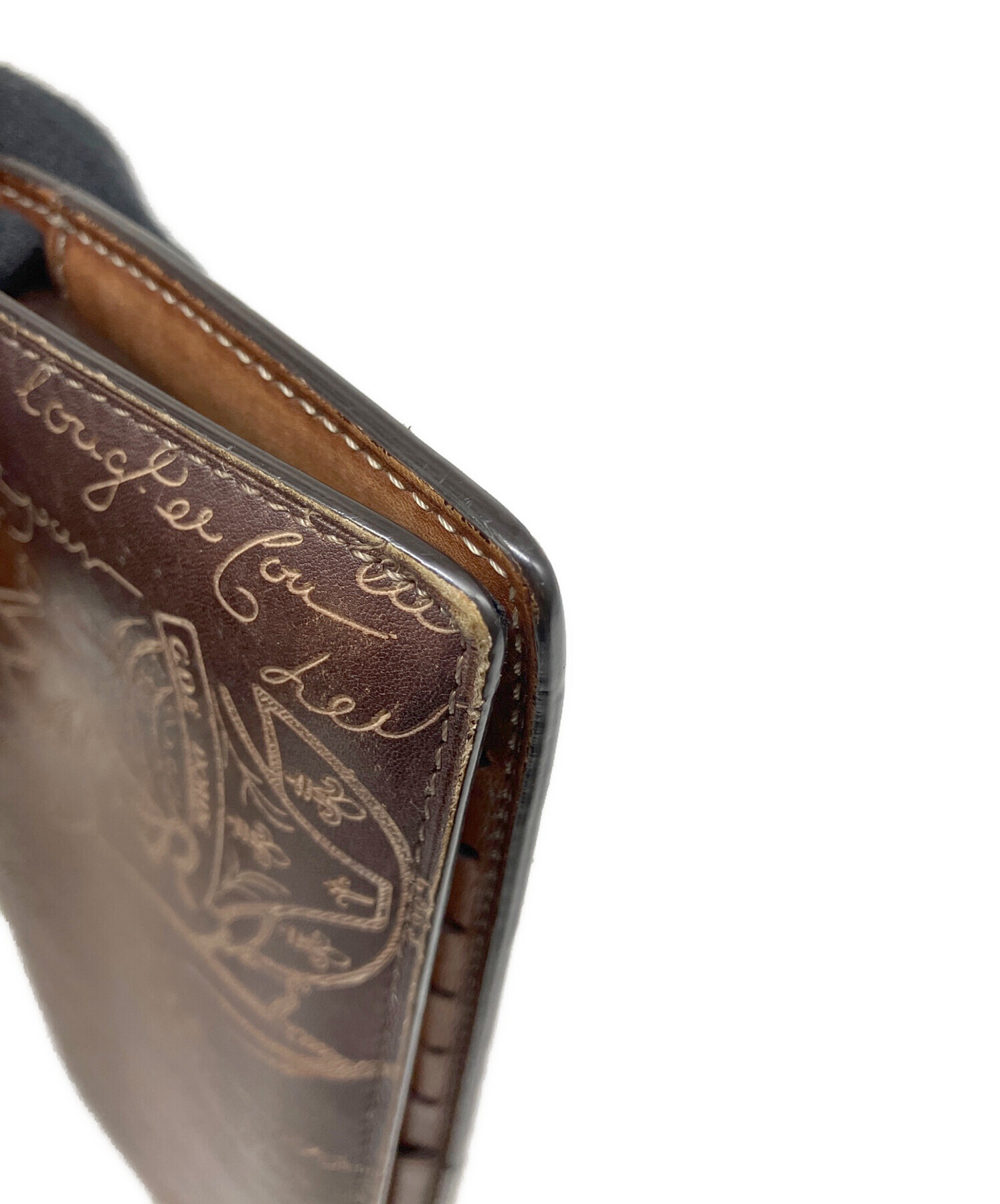 中古・古着通販】Berluti (ベルルッティ) 2つ折り長財布 ブラウン