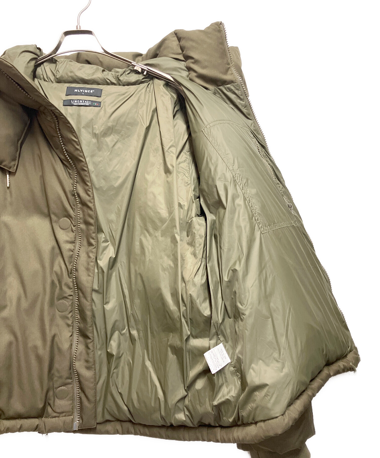 中古・古着通販】MLVINCE (メルヴィンス) ダウンジャケット オリーブ
