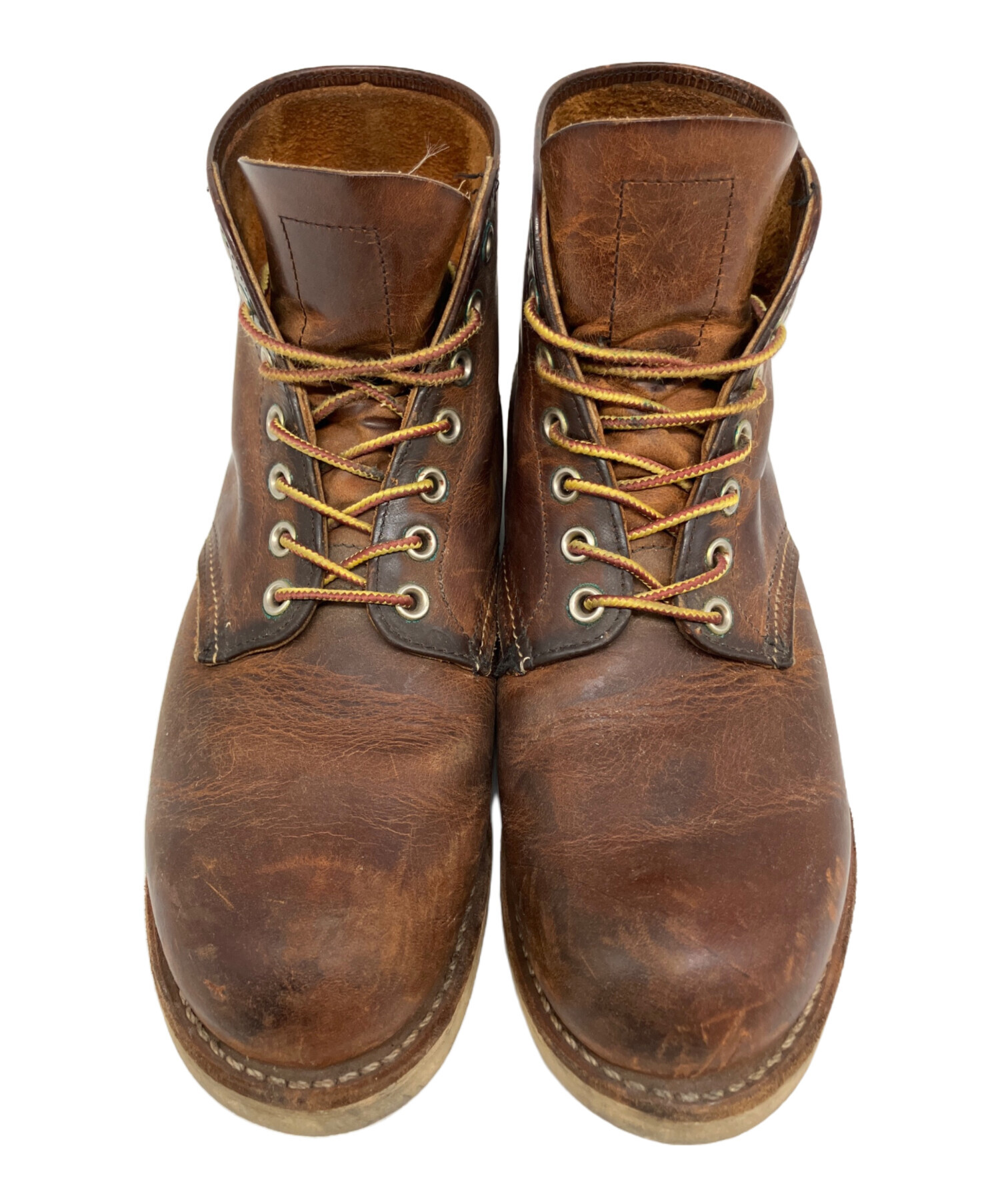 チ*ウ様 RED WING レッドウィング ブーツ ブラウン 8160 中古・古着通販】RED WING (レッドウィング) レザーブーツ ブラウン