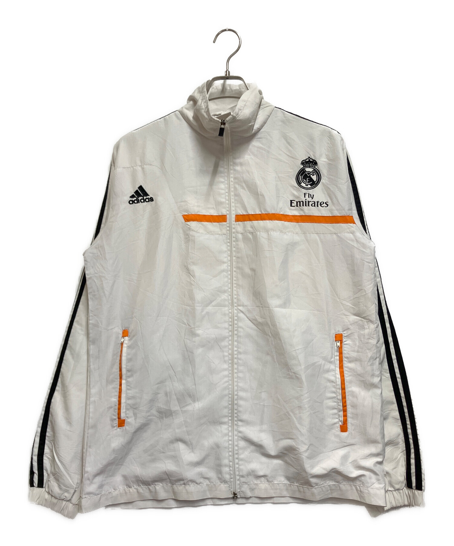 中古・古着通販】adidas (アディダス) ウインドブレーカー ホワイト