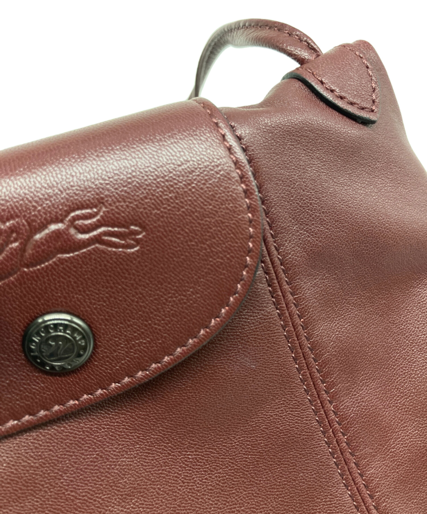 中古・古着通販】LONGCHAMP (ロンシャン) ル プリアージュ キュイール