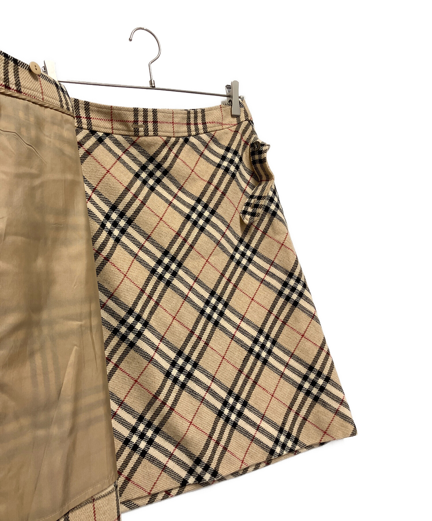 H401 新品未使用 M バーバリー ラップスカート キュロット レディース 行動観察 運動考査の安全子供服 運動の日はキュロットで！ サイズ