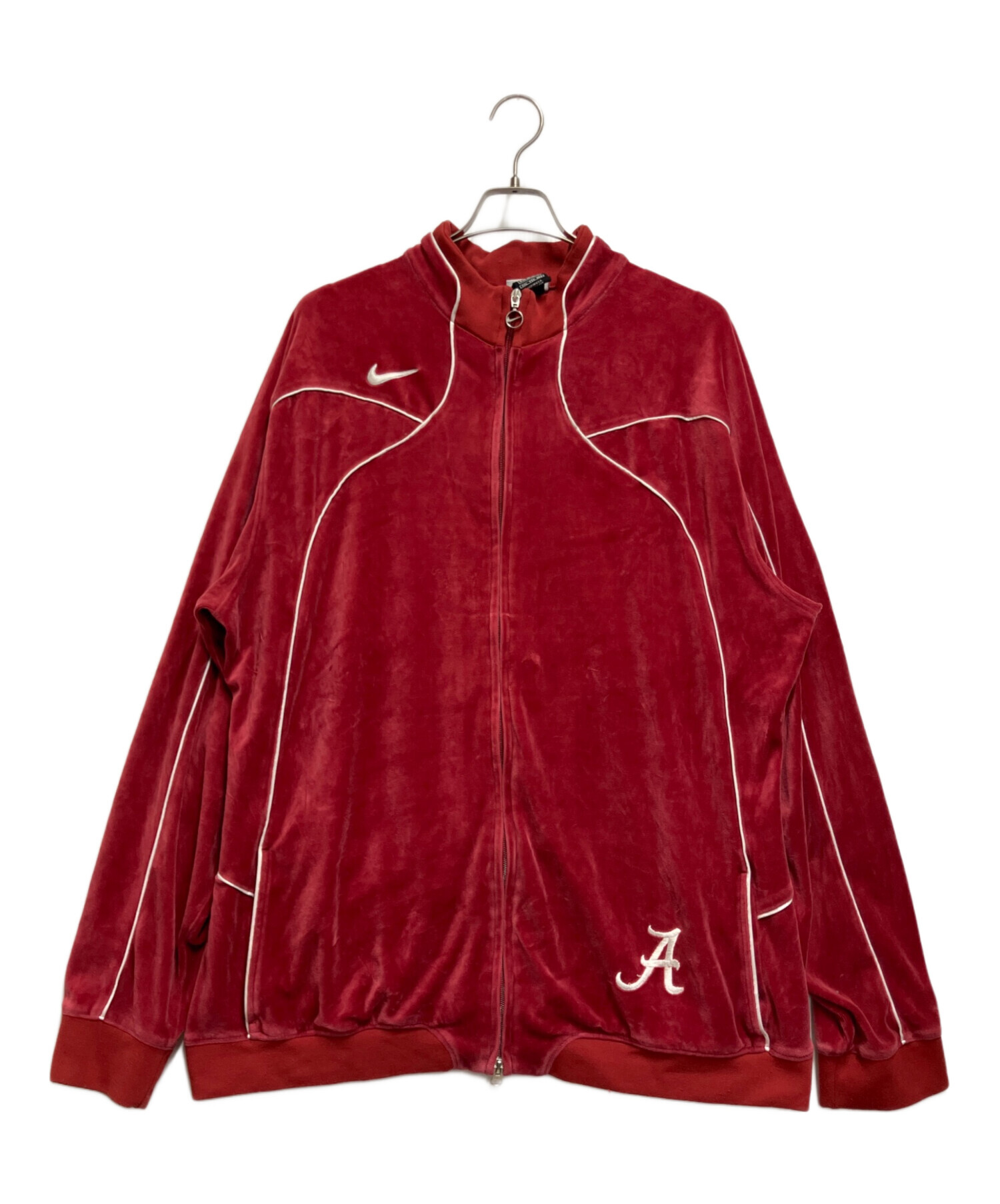 中古・古着通販】NIKE (ナイキ) ベロアジャージ レッド サイズ:XXL