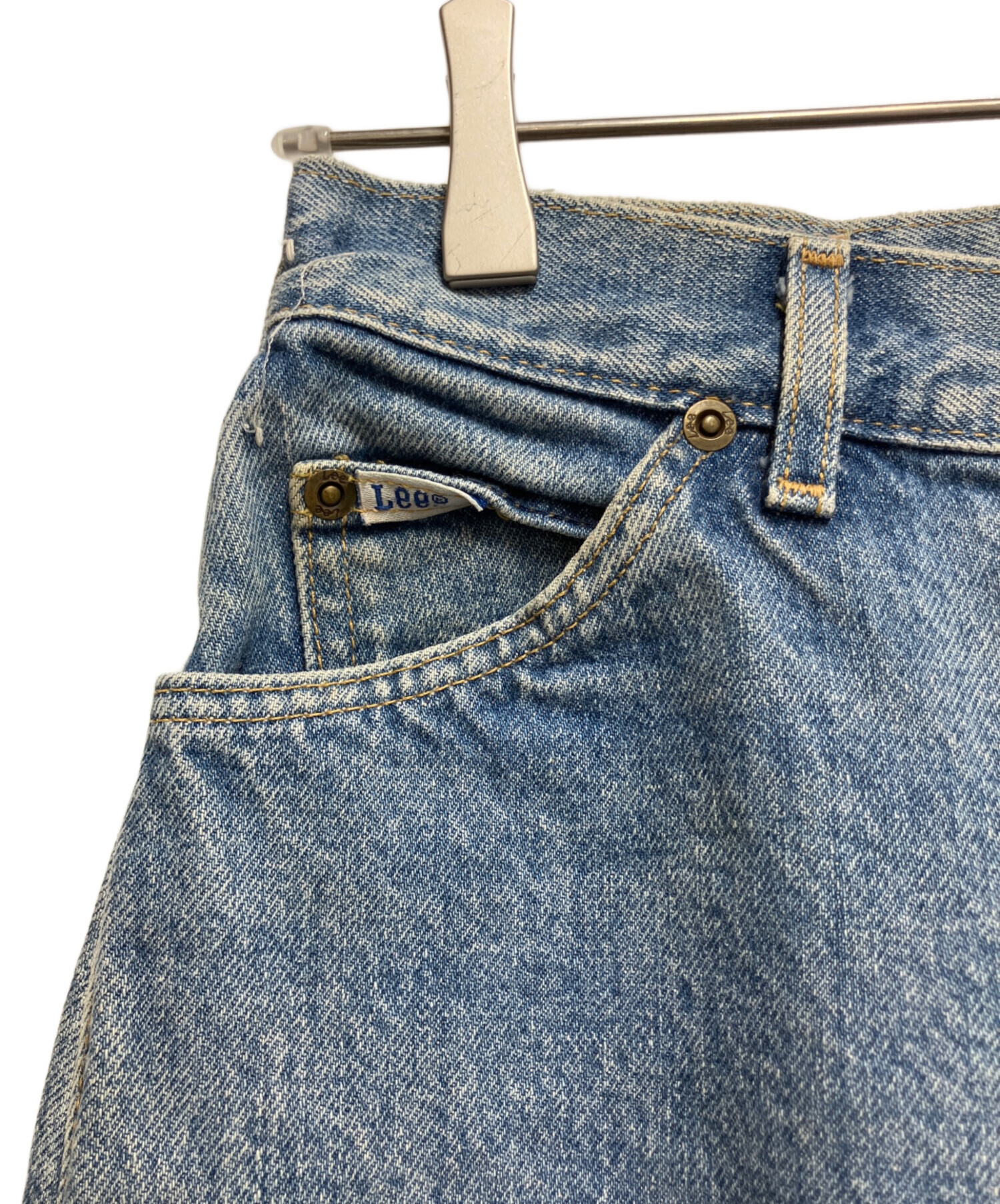 中古・古着通販】LEE (リー) デニムパンツ ブルー サイズ:W27×L28