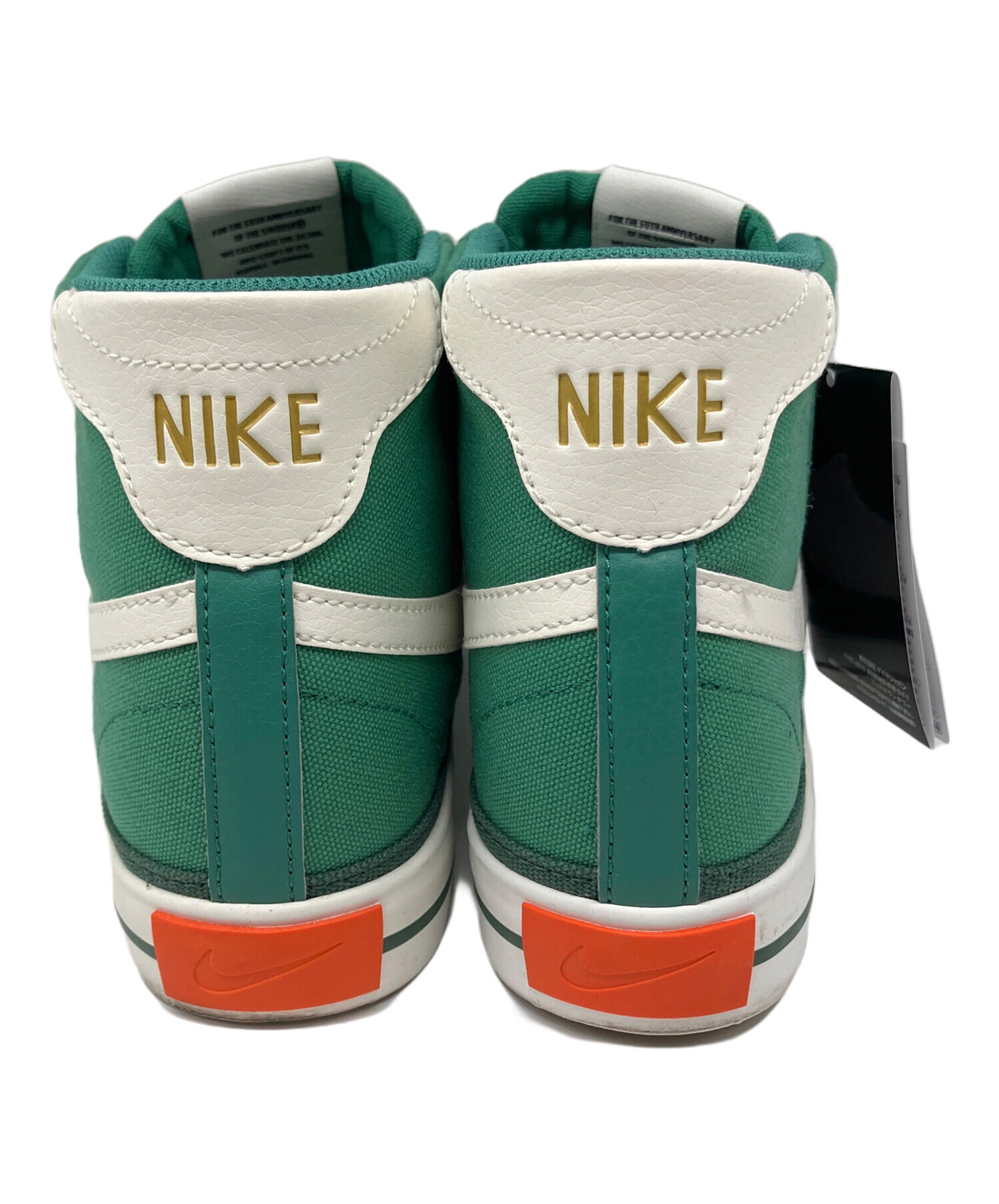 中古・古着通販】NIKE (ナイキ) ハイカットスニーカー グリーン