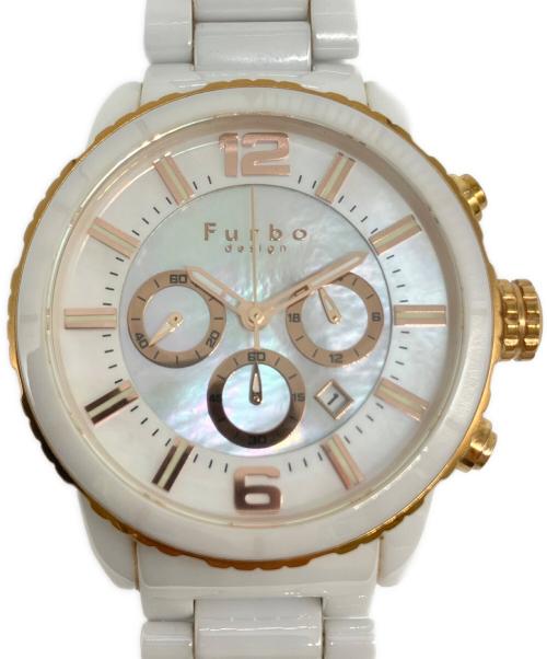 新品未使用】フルボ 自動巻 ホワイト 箱付 スケルトン furbo 時計