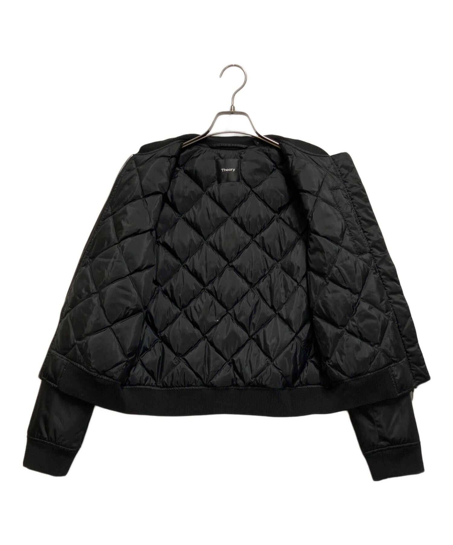 中古・古着通販】theory (セオリー) ダウンジャケット ブラック サイズ