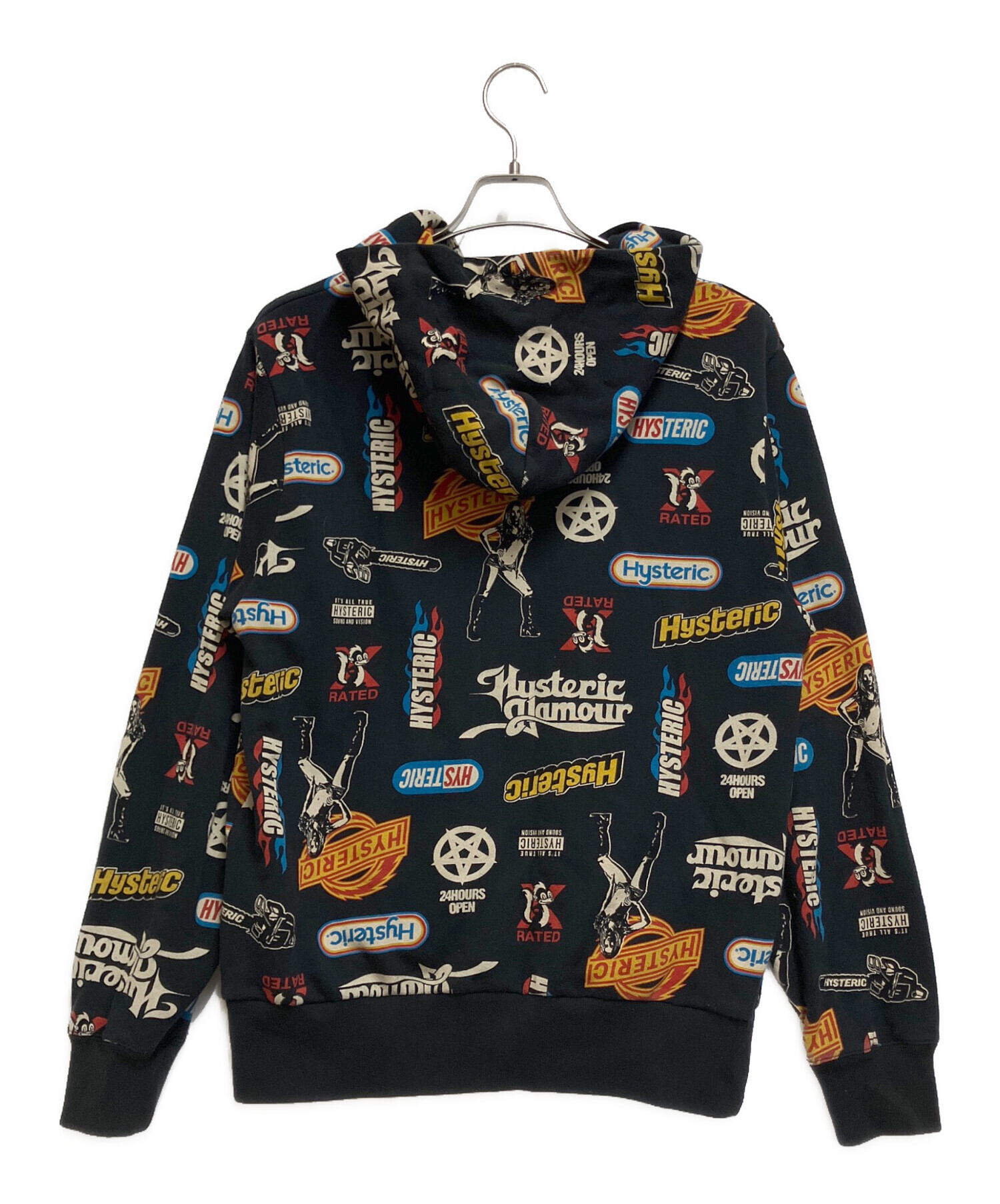 ヒステリックグラマー　ヴィンテージパーカー　総柄 中古・古着通販】Hysteric Glamour (ヒステリックグラマー) ジップ