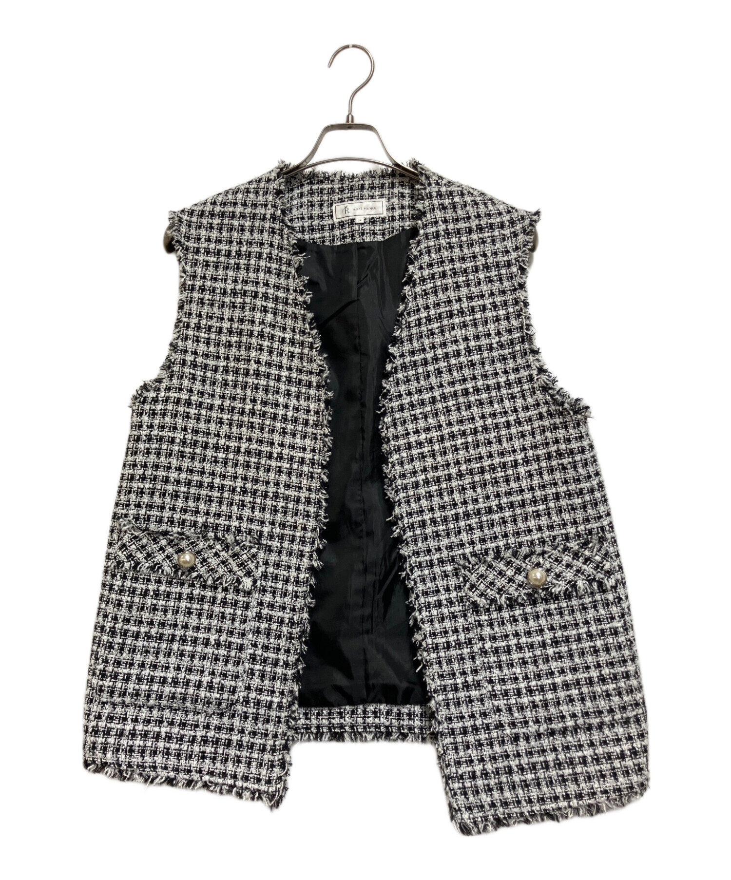 中古・古着通販】ROPE PICNIC (ロペピクニック) ツイードジレ ベスト